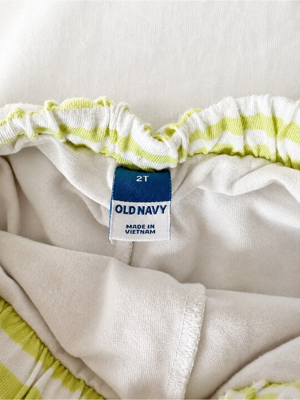 Old Navy Striped Toddler Girls Skort Size 2T | Green & White